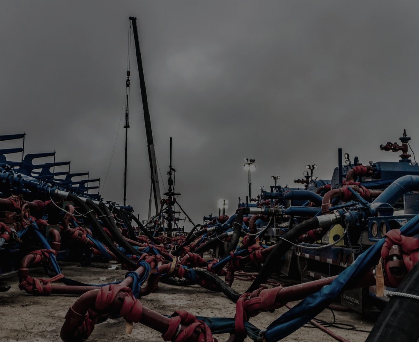 Frac treating iron on location
